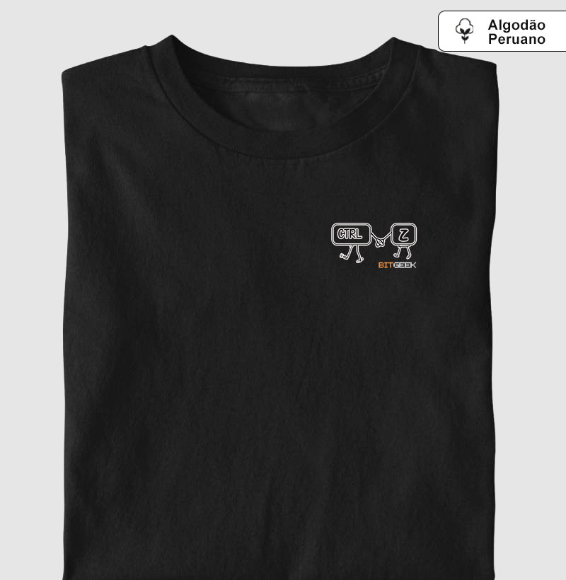 Camiseta Algodão Peruano CTRL+Z