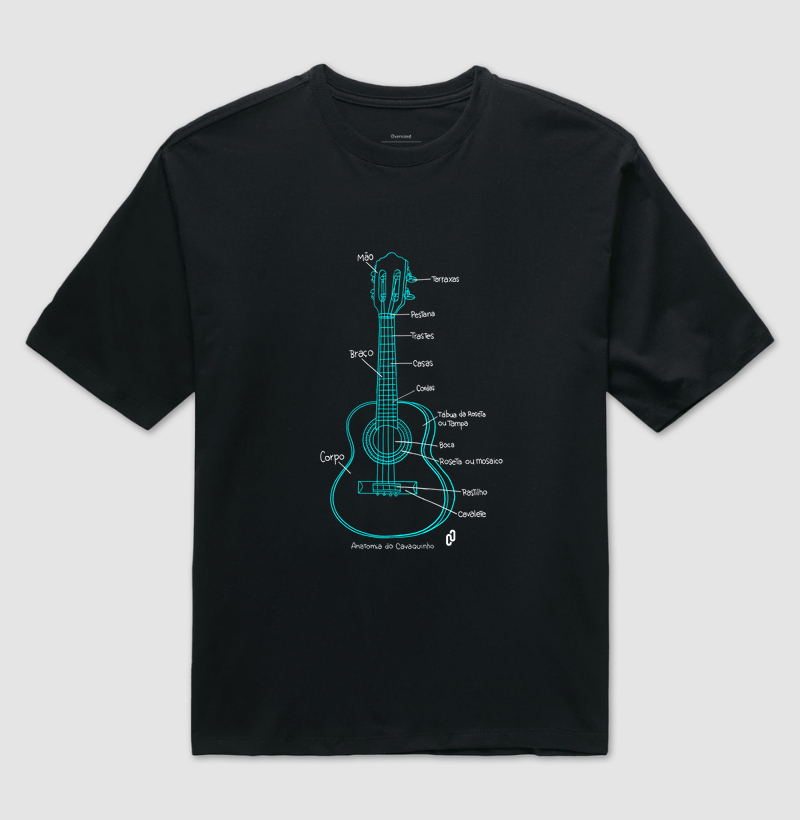 35 - CAMISETA OVERSIZED ANATOMIA DO CAVAQUINHO