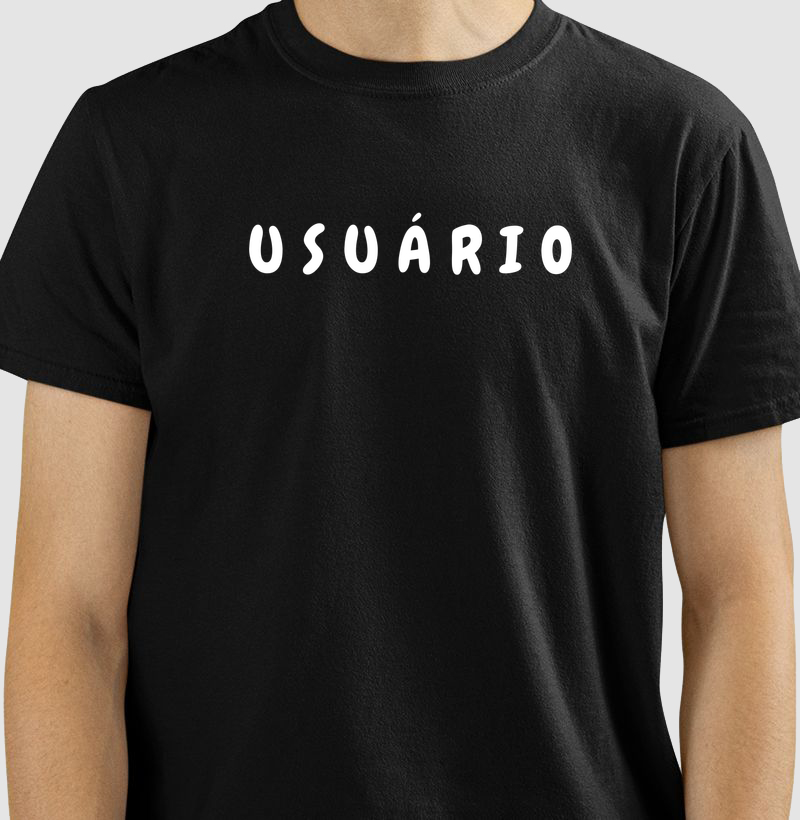 Camiseta Usuário