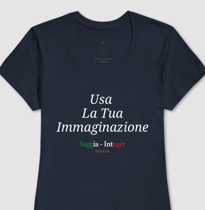 Camiseta Italia Love 0137 - Femme