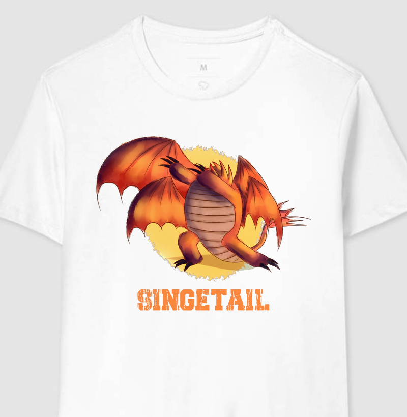 Camiseta Dab Cauda de Fogo (Singetail)