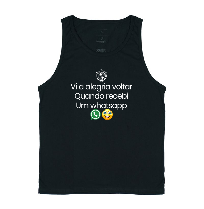 vi a alegria voltar