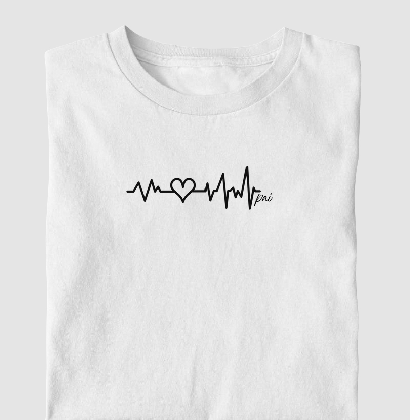 Da batida do coração pro estilo da camiseta