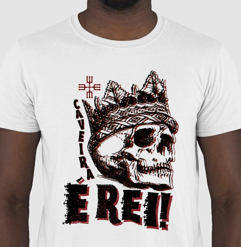 Camiseta Exu Caveira é Rei