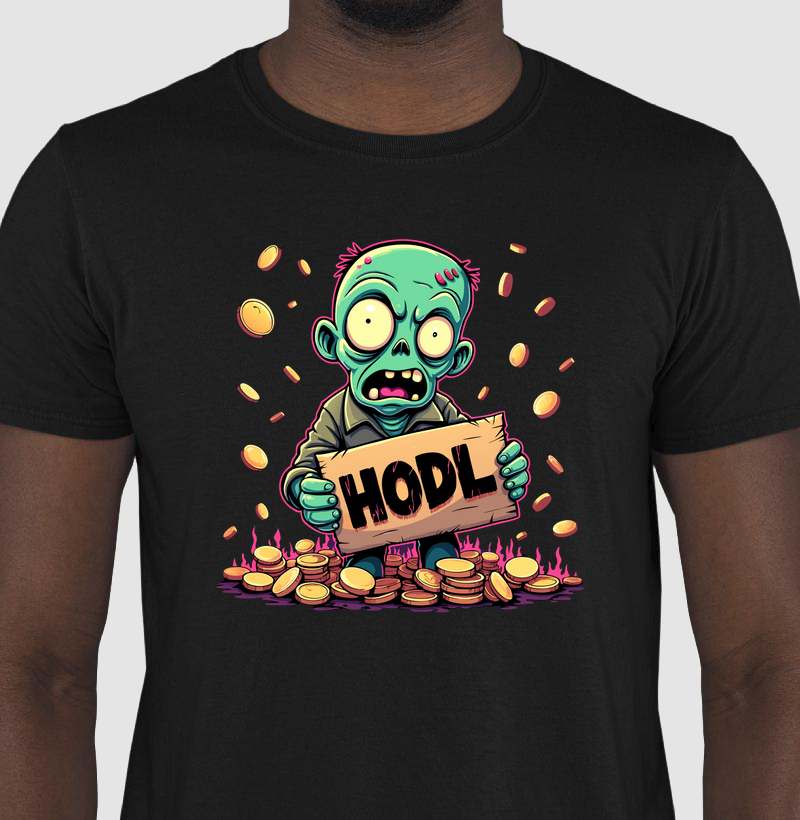 Camiseta Crypto HODL — Estilo e Estampa Premium