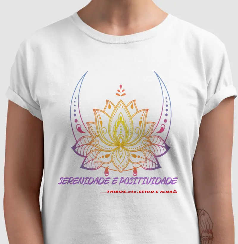 CAMISETA RESERVA.INK MASCULINA E FEMININA TRIBOS.etc IOGA SERENIDADE E POSITIVIDADE