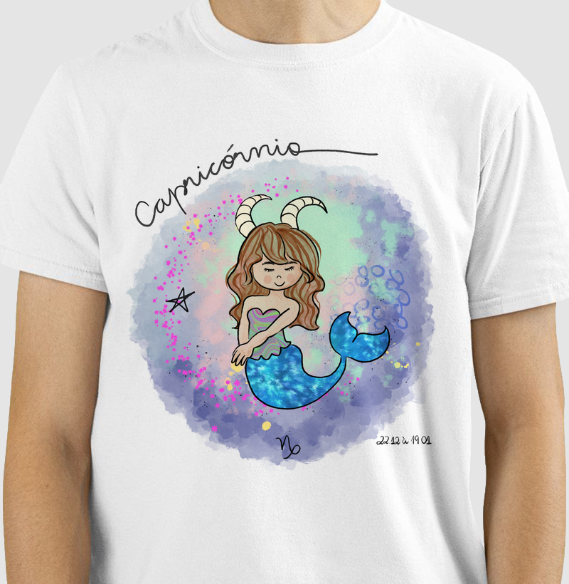 T shirt capricórnio