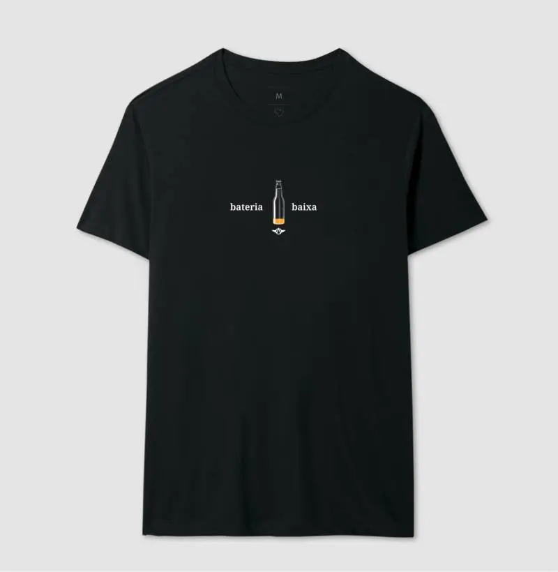 Camiseta bateria baixa cerveja