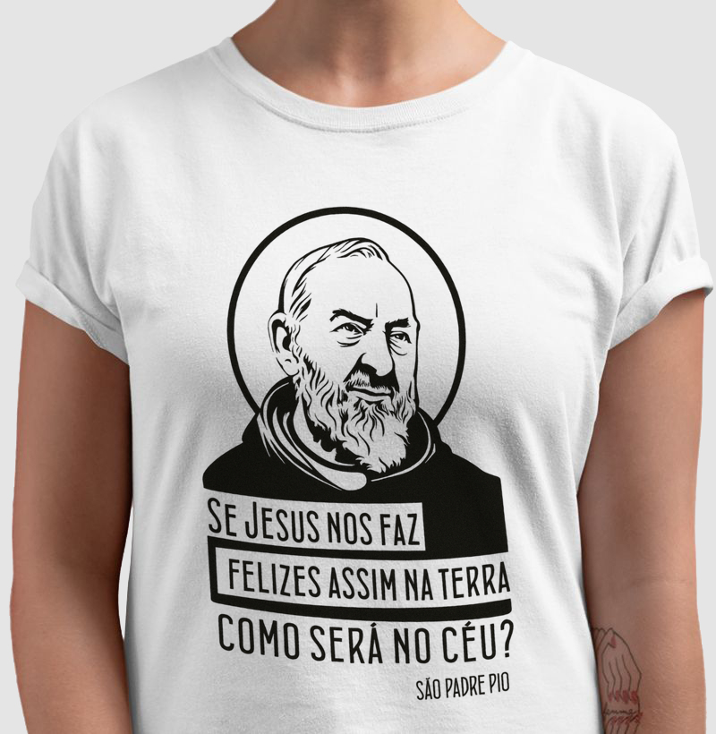Camiseta Padre Pio