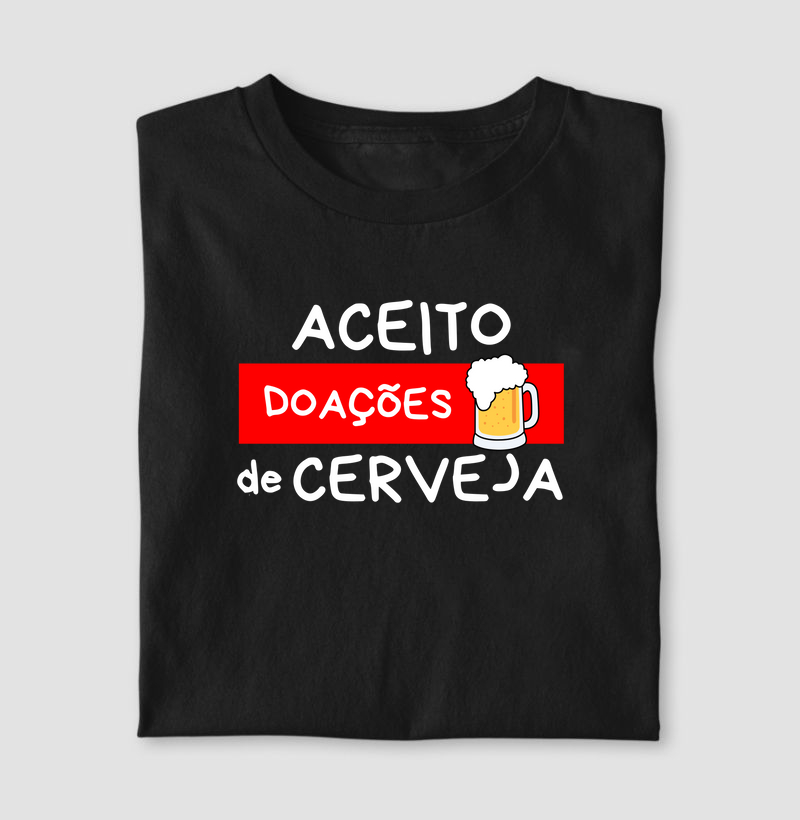 Aceito doações de cerveja