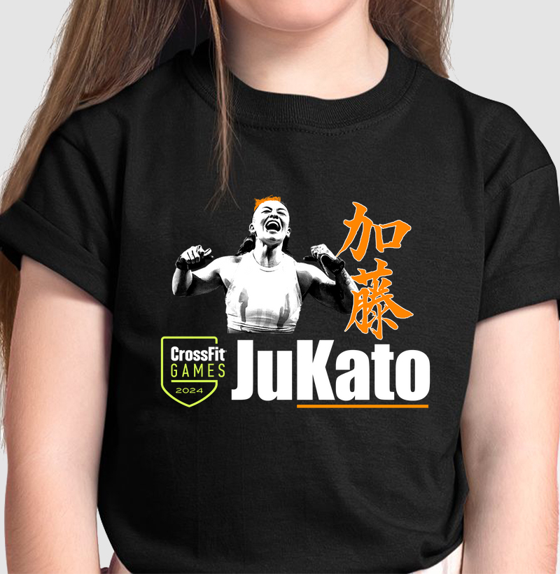 Camiseta infantil preta