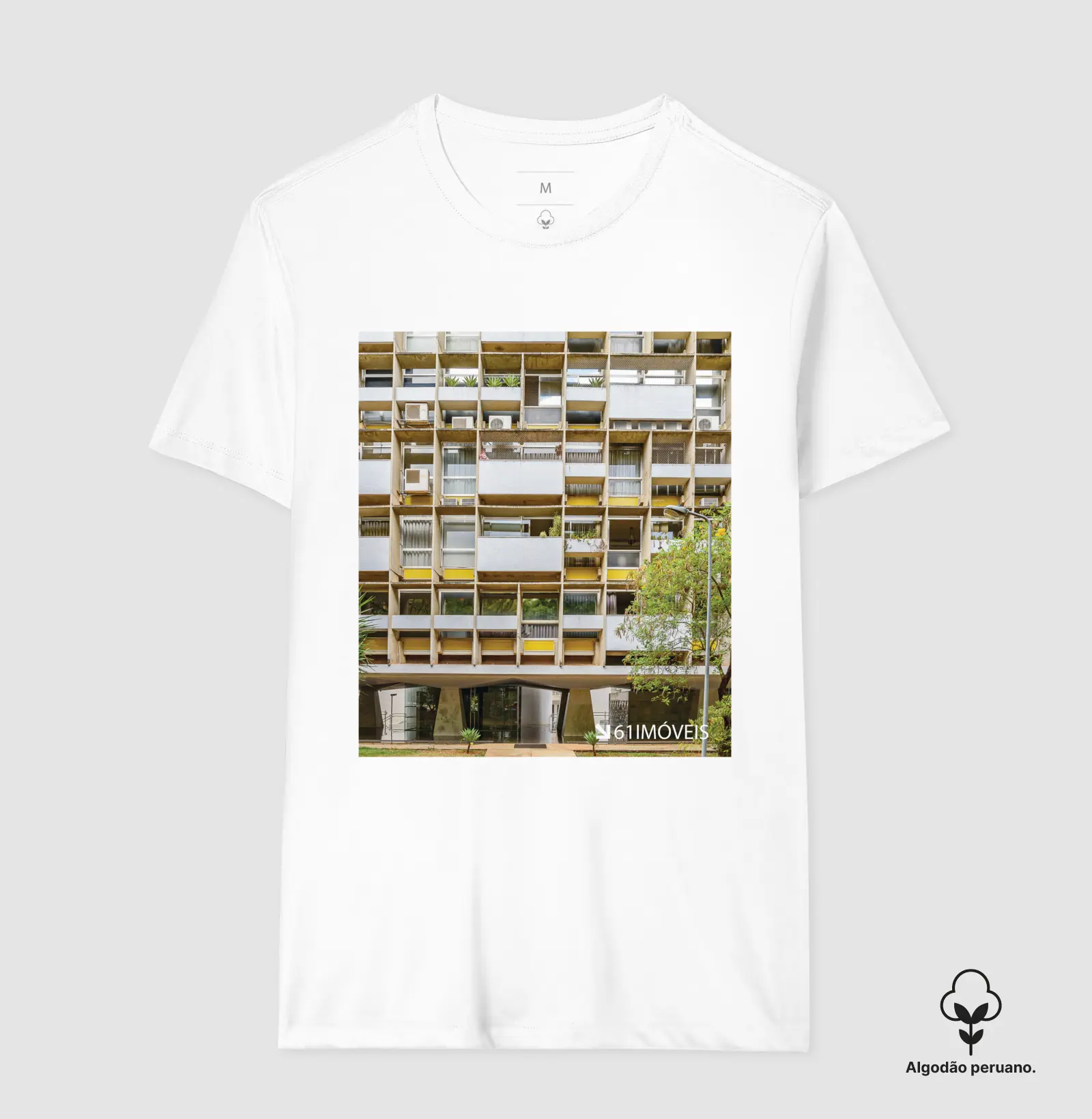 Camiseta '' Pilotis Amarelo ''