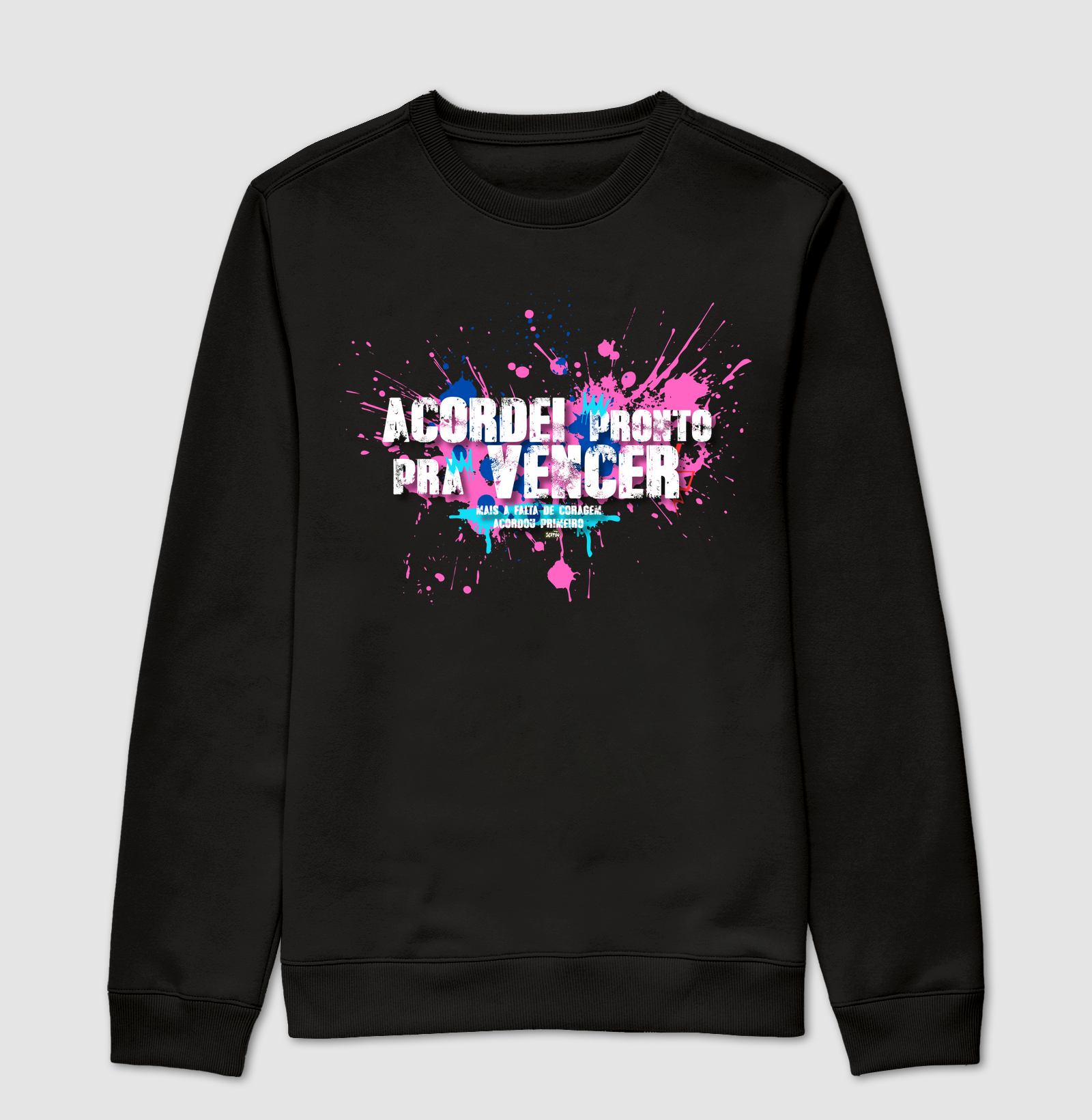 Acordei pronto pra vencer