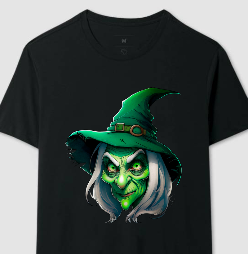 Camiseta Halloween Bruxa