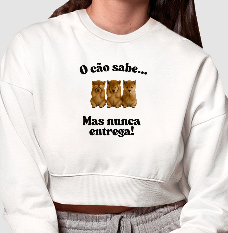 O cão sabe...mas nunca entrega!