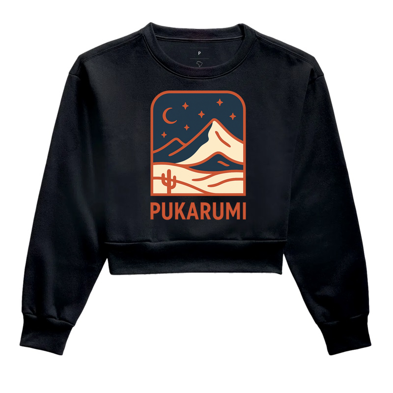 Cropped Moletom Desert Line