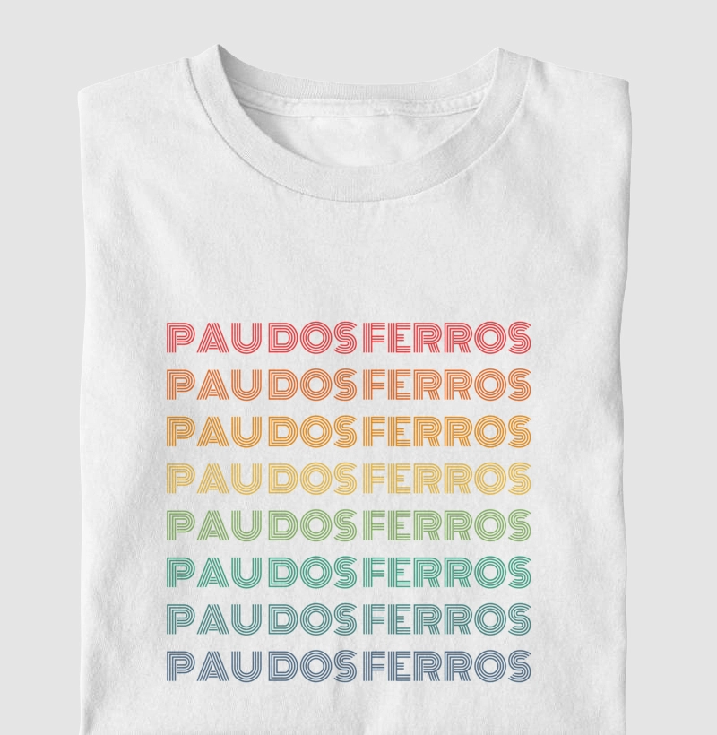 Pau dos Ferros Letreiro Retrô