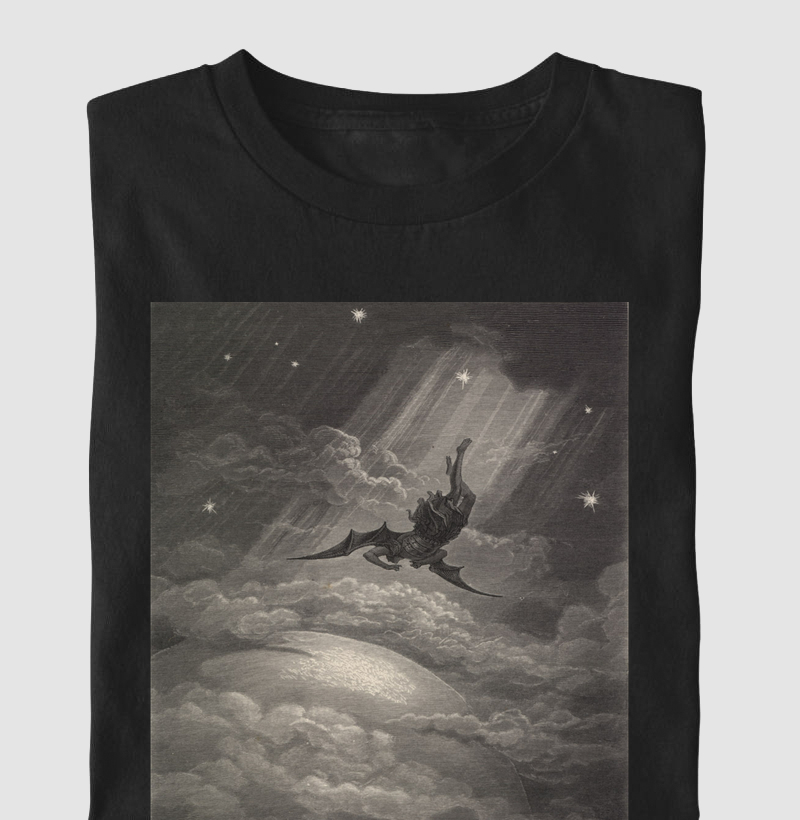 Camiseta O Orgulho Precede a Queda