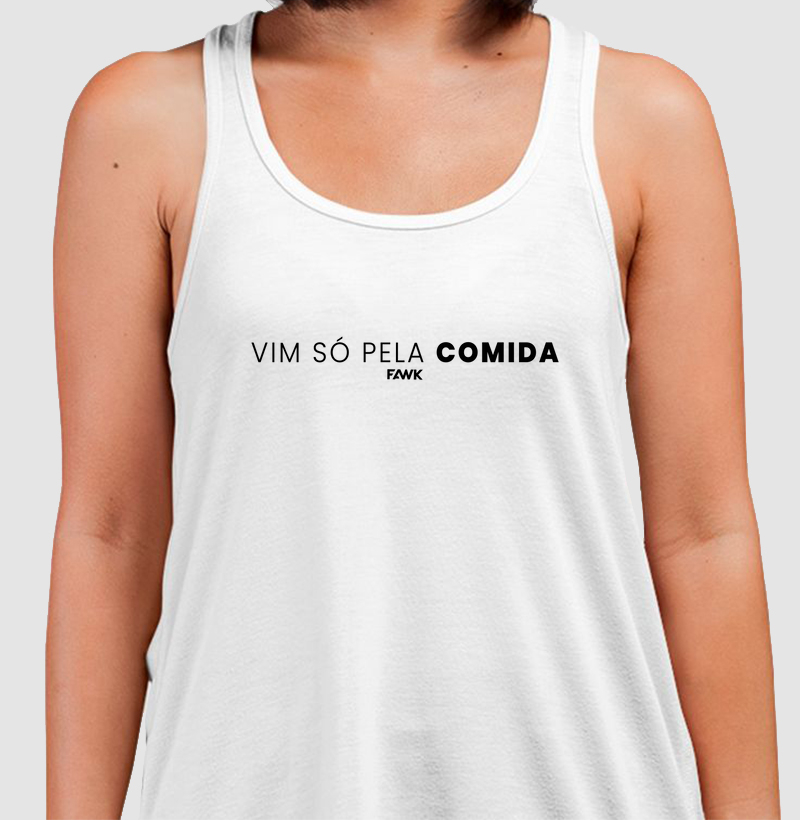 Camiseta Fawk - Vim só pela comida