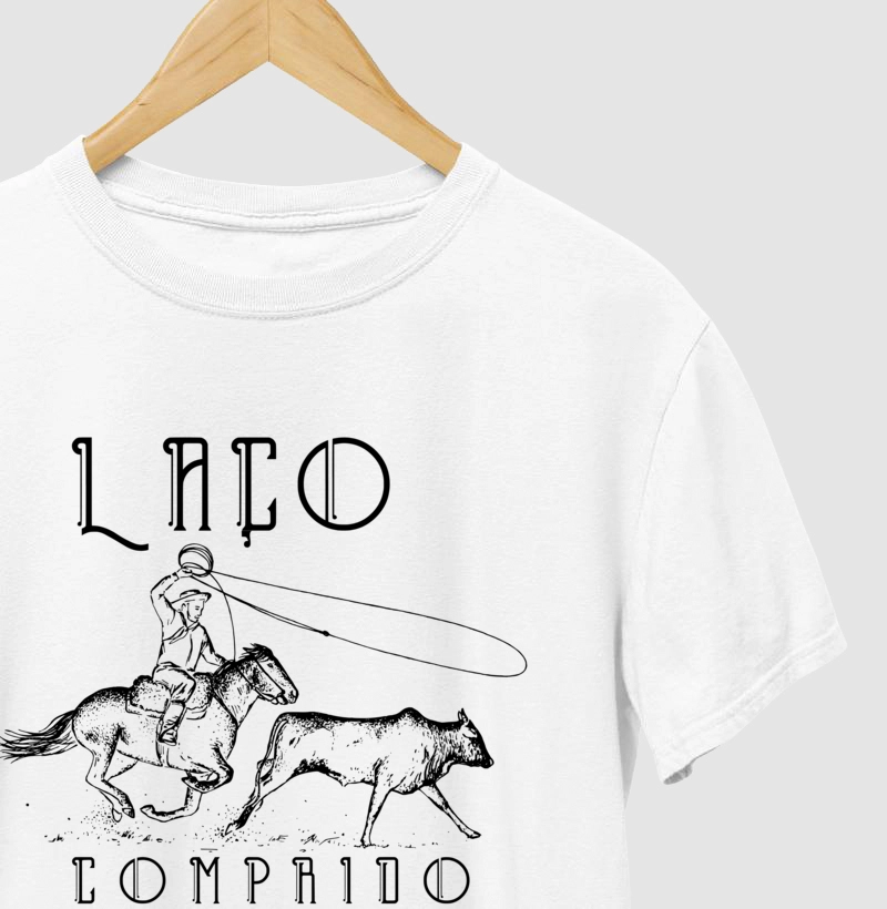 camiseta masculina / laço comprido