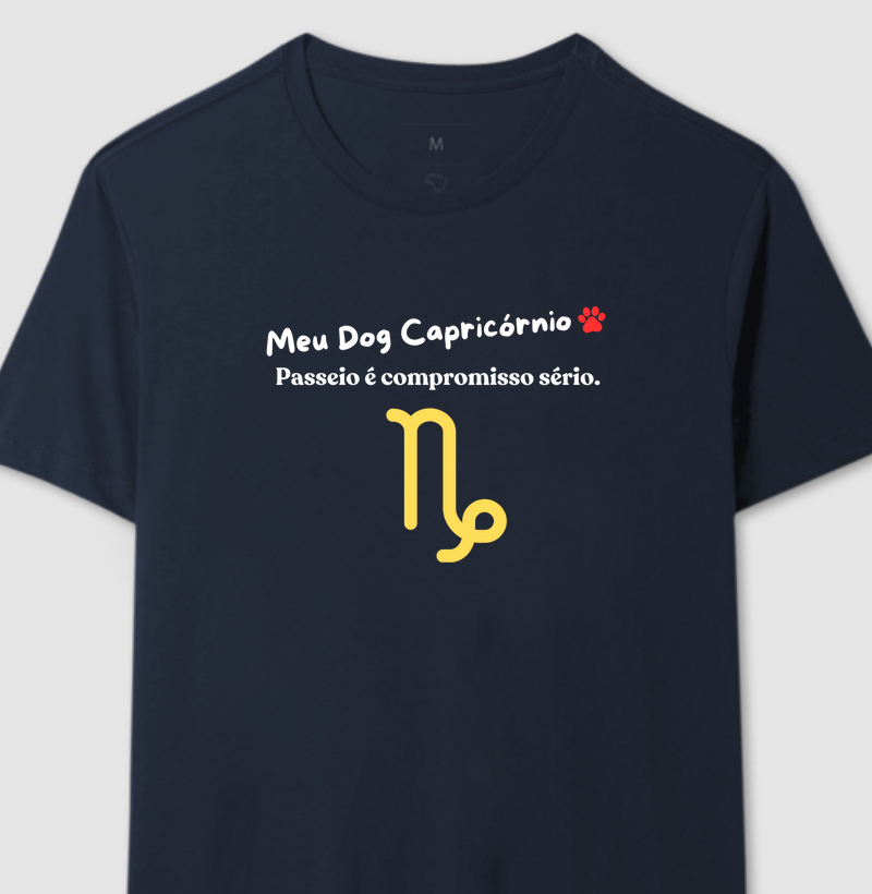 Camiseta Dog Capricórnio