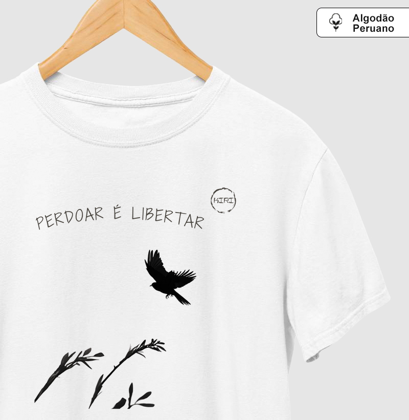 Camiseta Premium KIRI - Perdoar é Libertar - Min