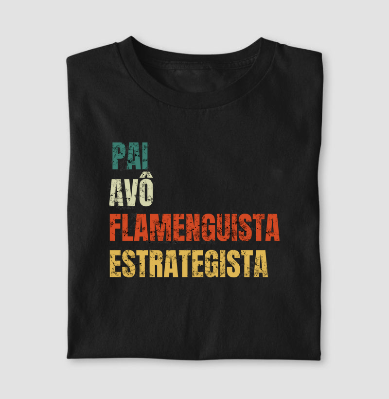 Pai avô flamenguista estrategista