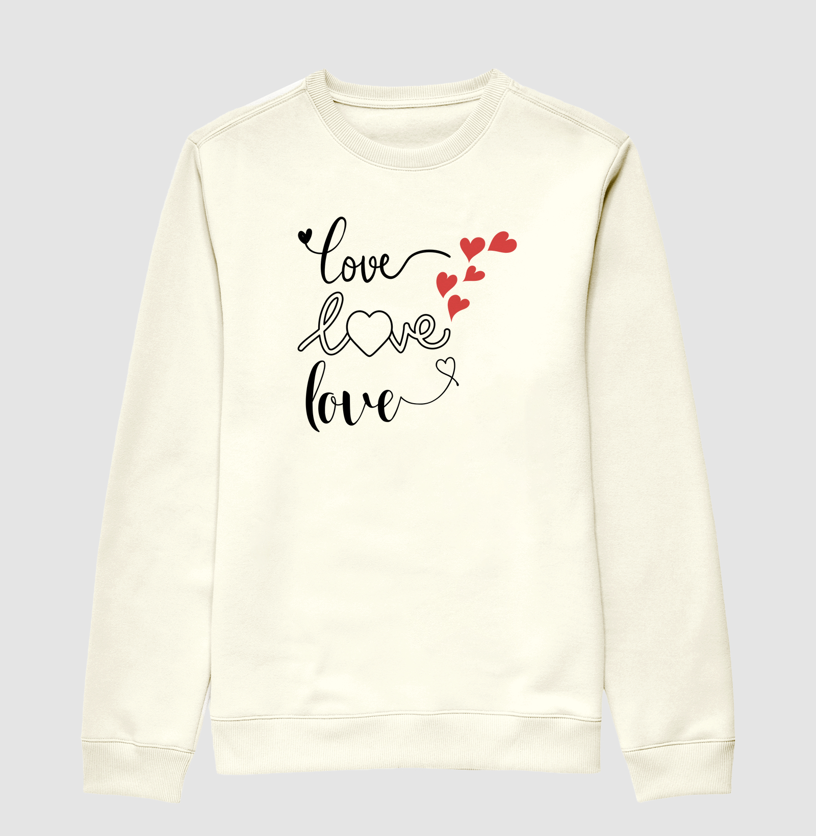 Moletom Love Love Love