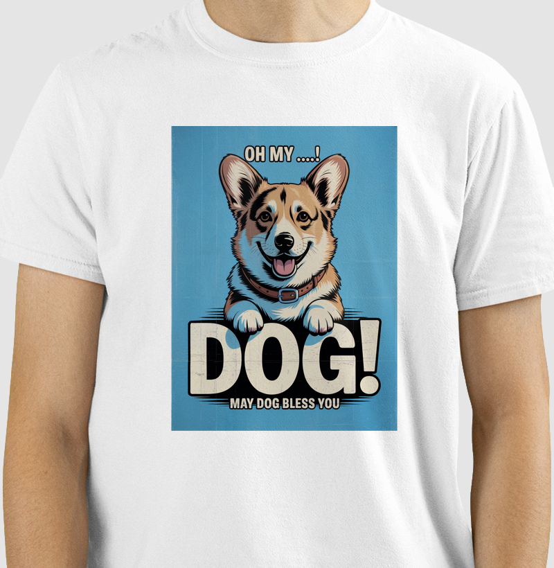 Camiseta Oh My Dog! Corgi