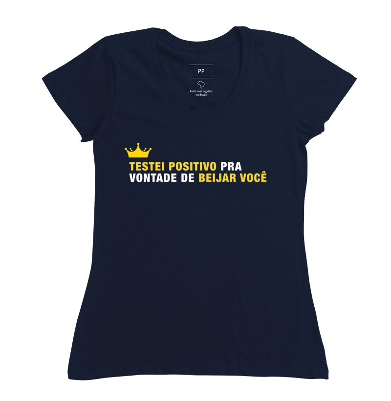 Testei positivo para vontade de beijar você