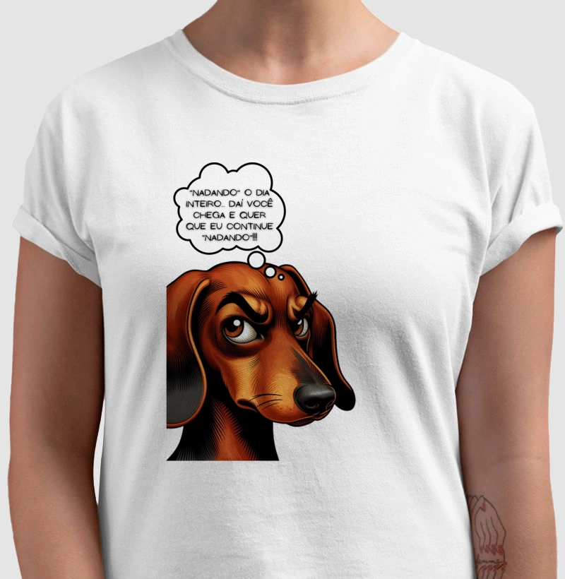 Camiseta Dachshund Entediado!