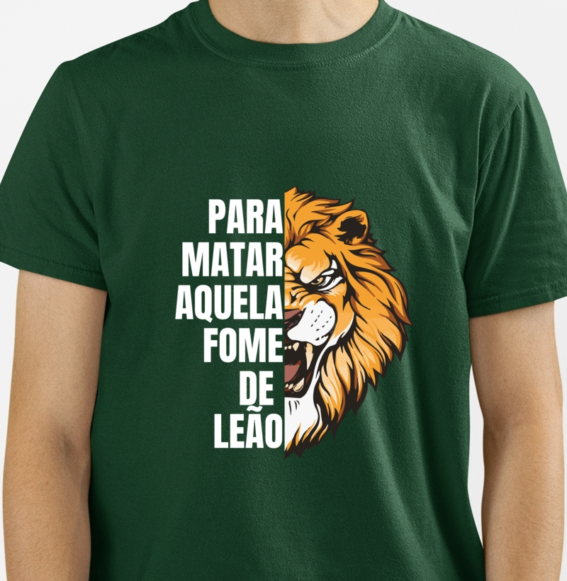 Camiseta Fome de Leão