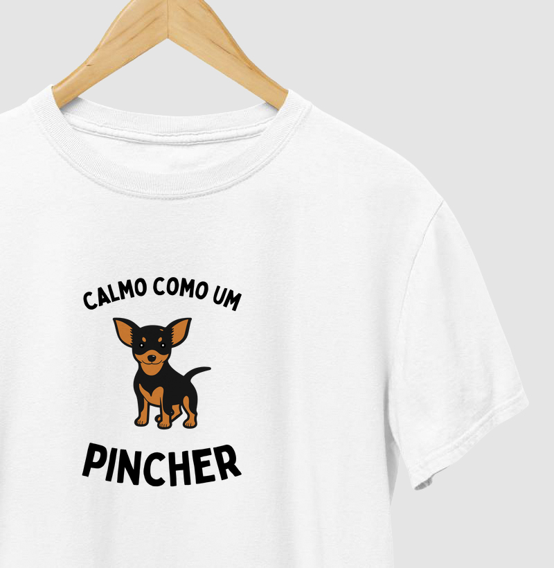 Estamos calmo como um pincher