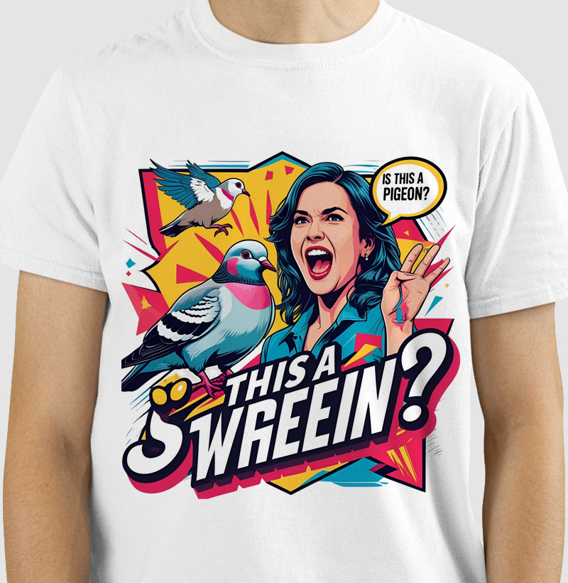 Camiseta Memetinz Pigeon Glitch
