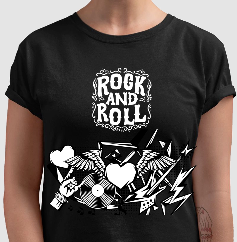 Camiseta Rock Roll