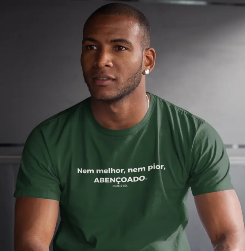 Camiseta Masculina ABENÇOADO