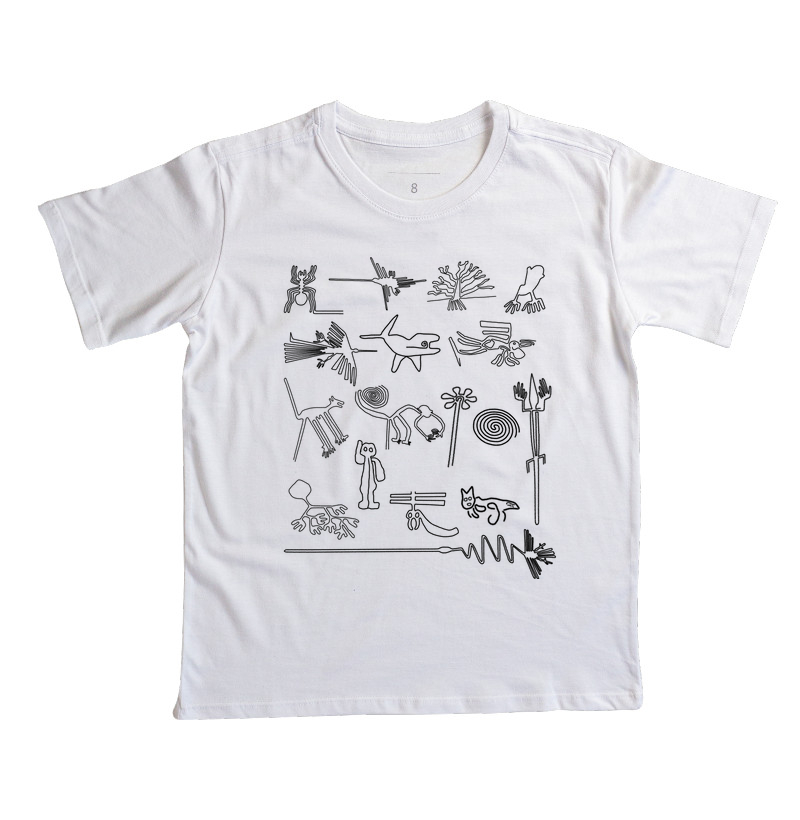 Camiseta Infantil Linhas de Nazca