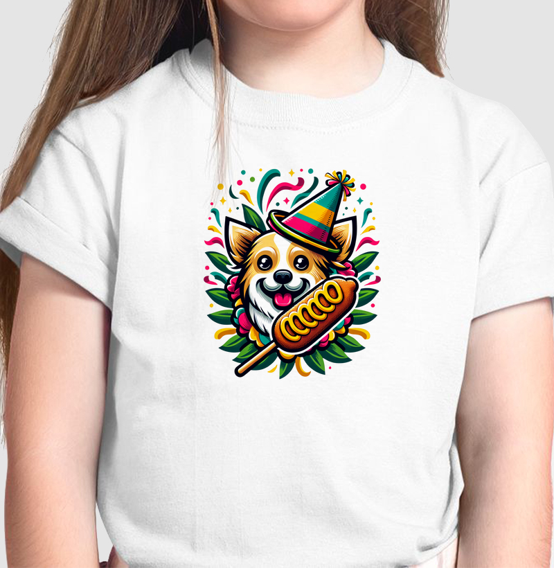 Camiseta Infantil Festinha