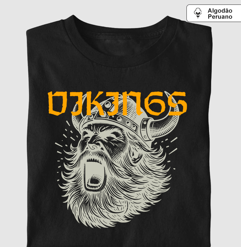 Camiseta Algodão Peruano Guerreiro de Valhalla