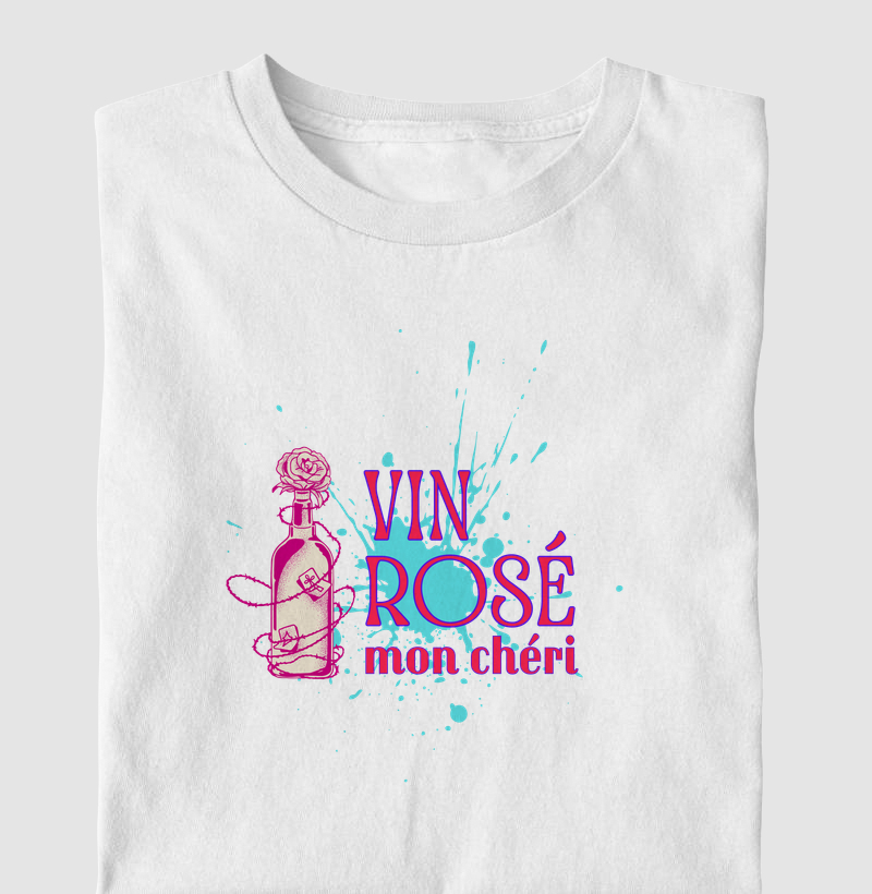 CAMISETA | VIN ROSÉ MON CHÉRI