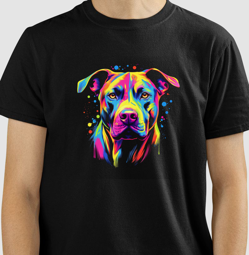 Camiseta  Pitbull Neon Power
