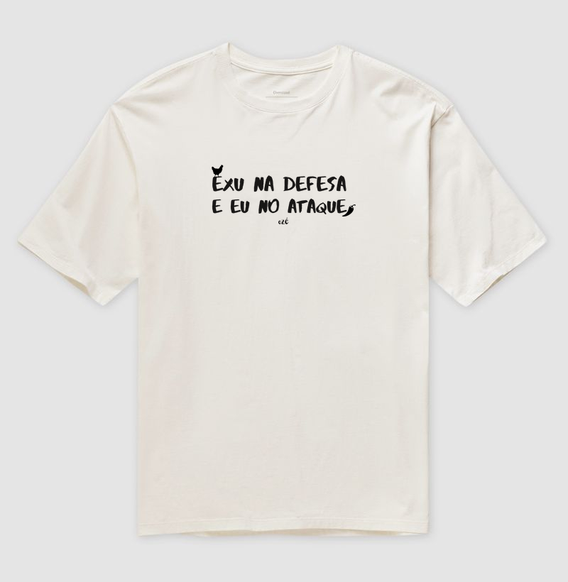 Exu na defesa e eu no ataque