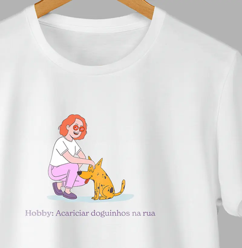 Hobby: Acariciar doguinhos de rua