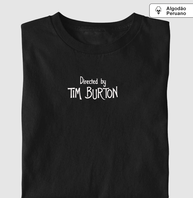 Camiseta Algodão Peruano Tim Burton