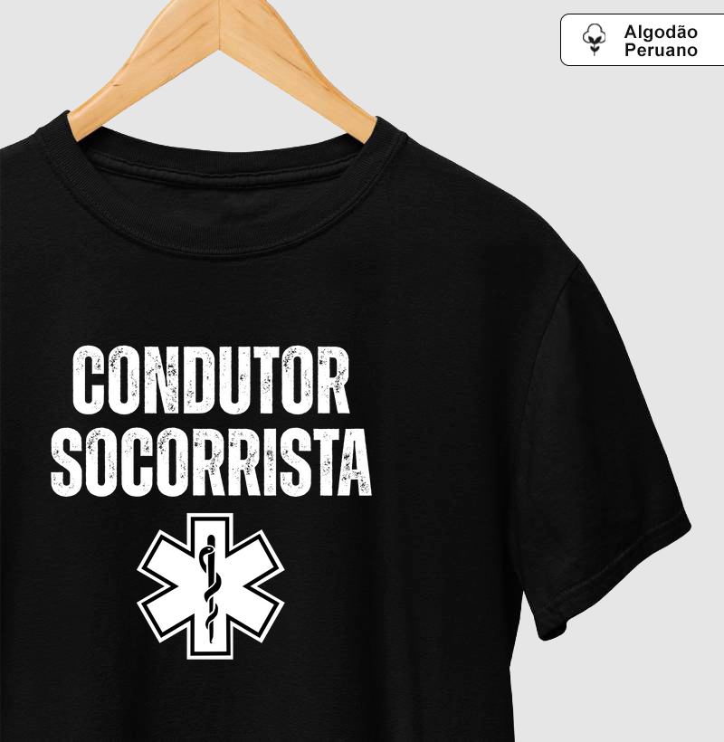 Camiseta Algodão Peruano – Condutor(a) Socorrista