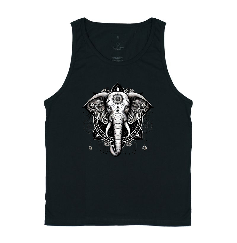 Elefante Preto e Branco