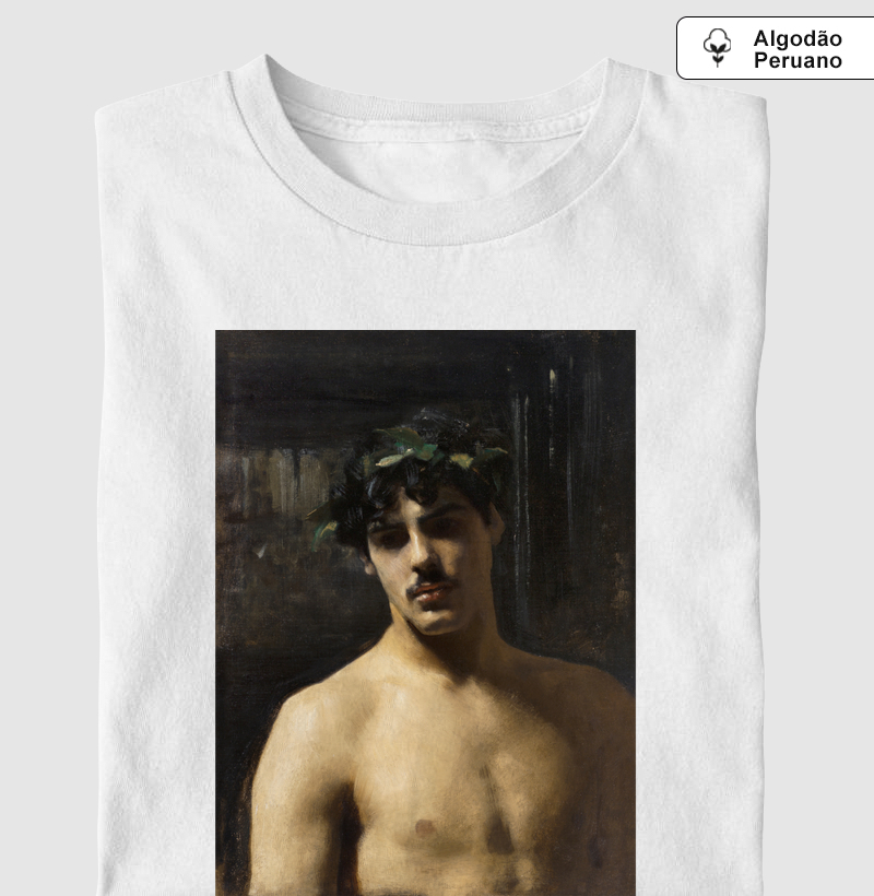 Man Wearing Laurels