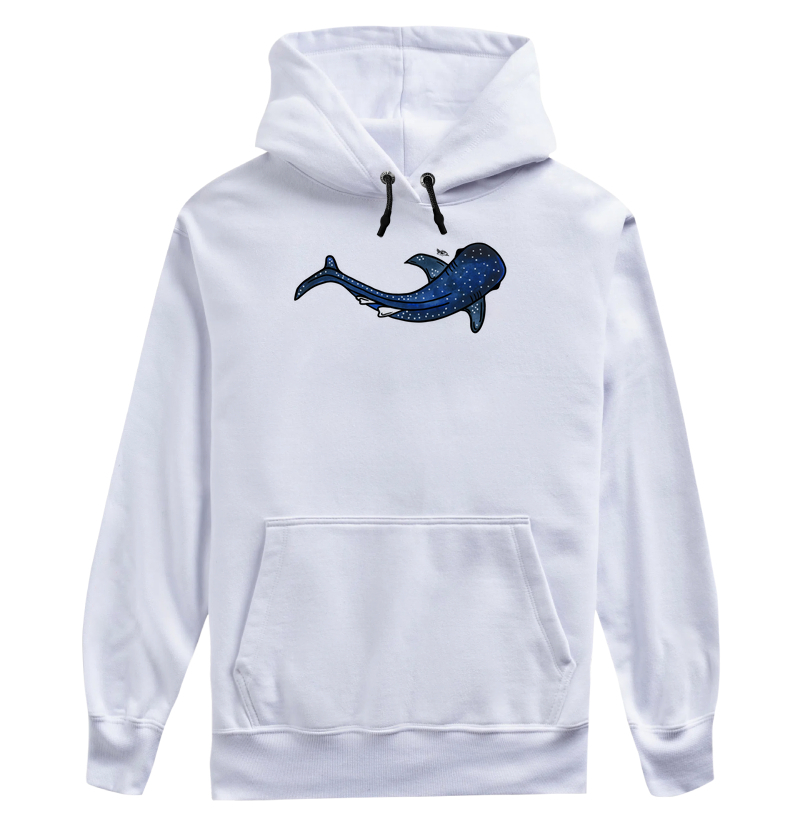 Tubarão Baleia Azul - Aquarela