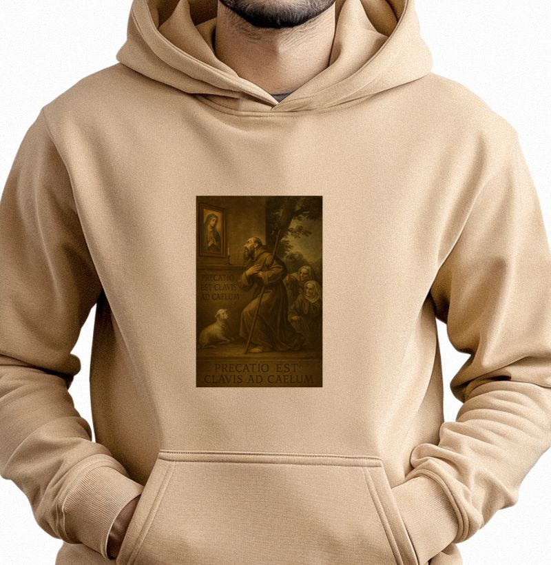 Hoodie Moletom Precatio Est Clavis ad Caelum