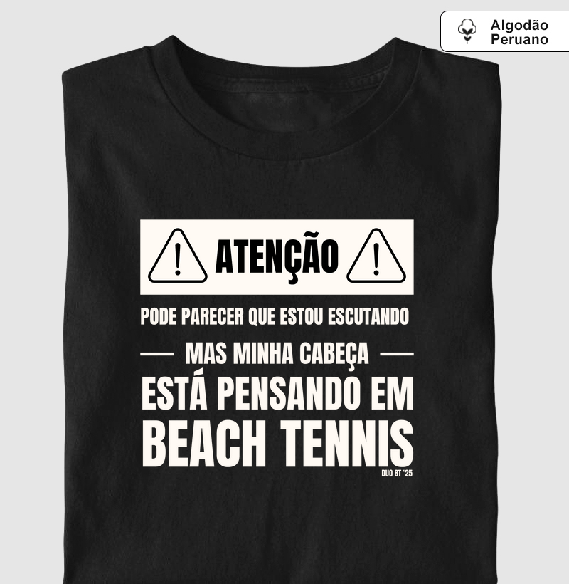 Atenção Estou Pensando Em Beach Tennis